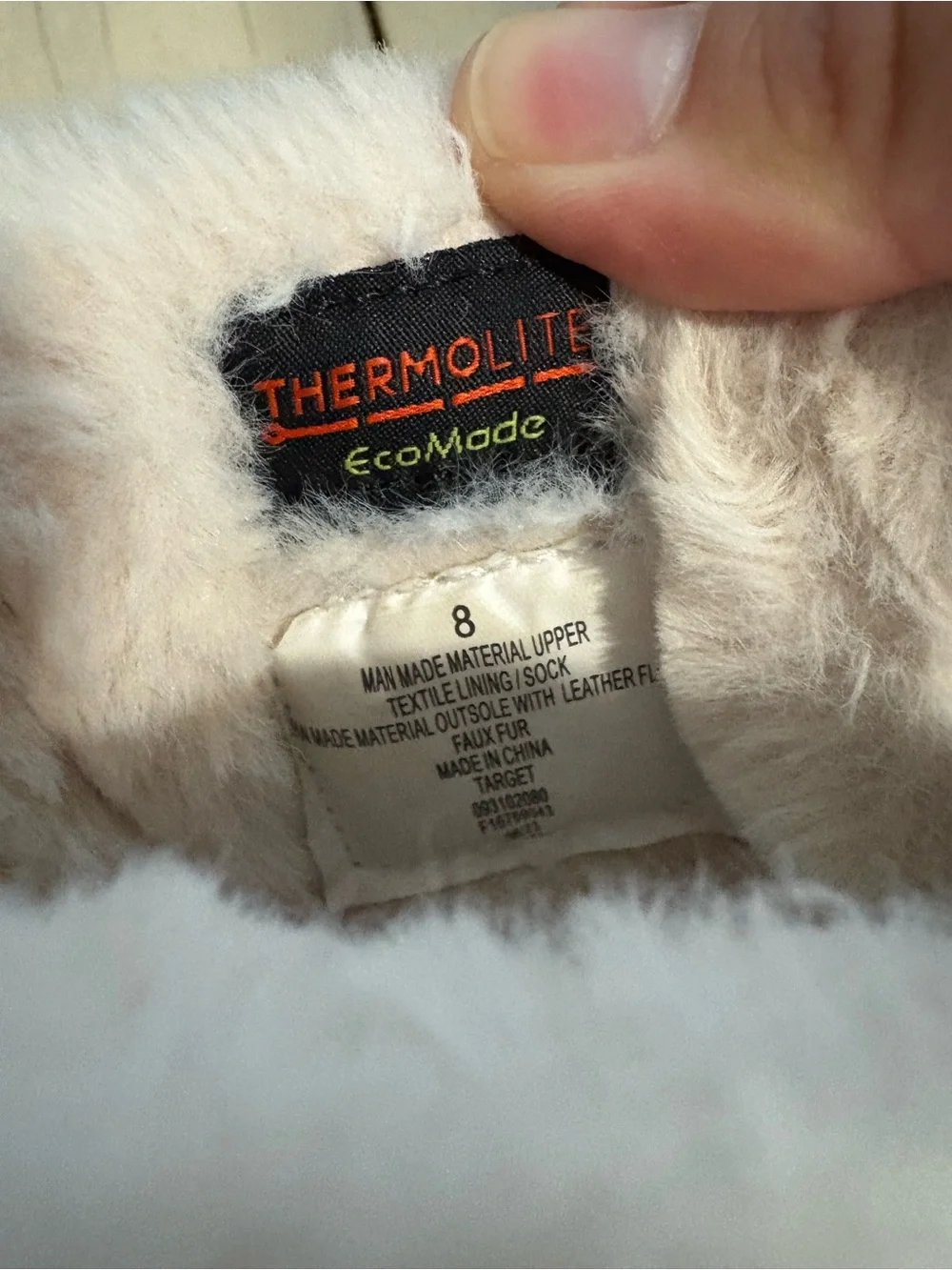 Cat & Jack Toddler Girls Faux Fur Frankie Thermalite Winter Snow Boots Size 8